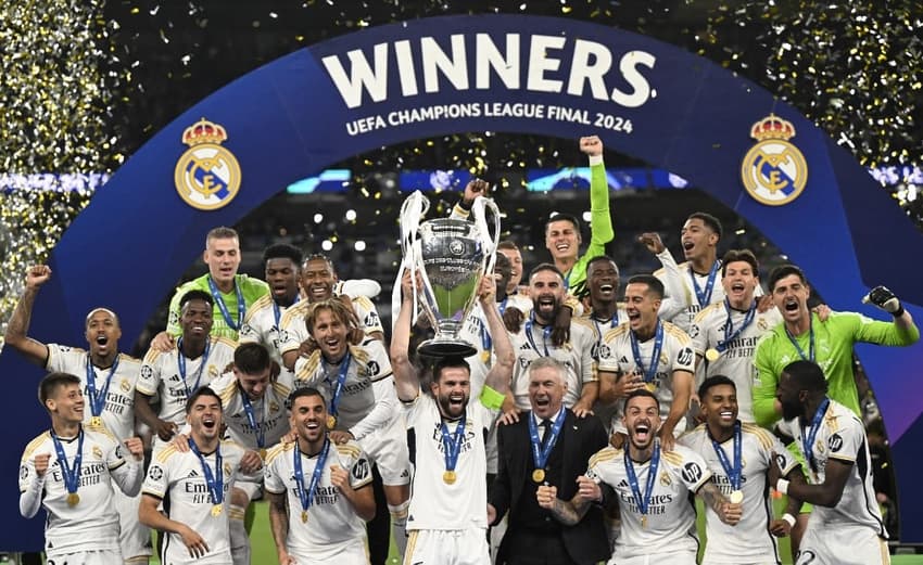 O Real Madrid foi o grande campeão da Champions League em mais uma oportunidade; veja lista com os maiores campeões da Champions League (Foto: Ina Fassbender/AFP)