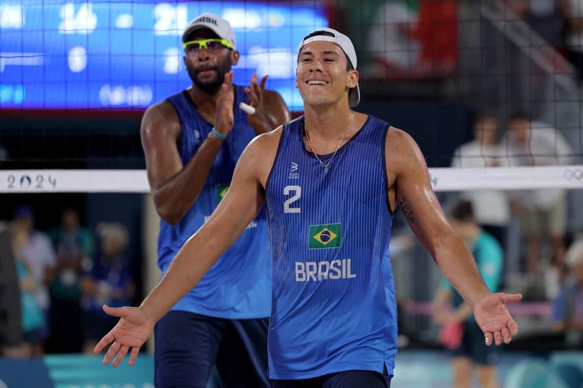 Evandro e Arthur nos Jogos de Paris