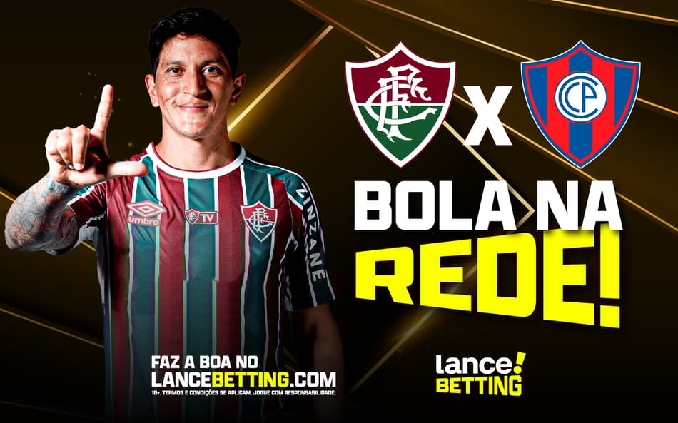 Com R$100, você fatura R$387 se o Fluminense vencer o Cerro Porteño-PAR nos dois tempos na Libertadores