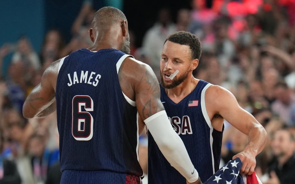 LeBron James e Stephen Curry presenteiam fãs de basquete com parceria nas Olimpíadas