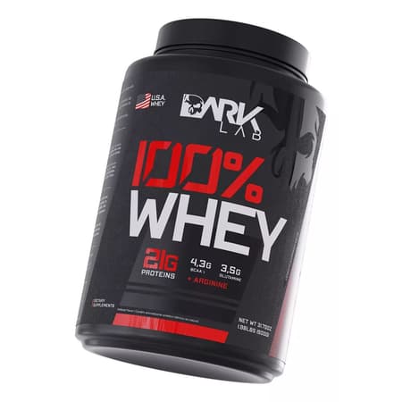 100% Whey Protein Dark Lab – 900g Sabor Chocolate