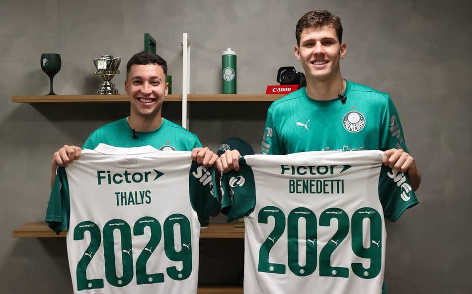 Palmeiras renova contrato de destaques da base até 2029