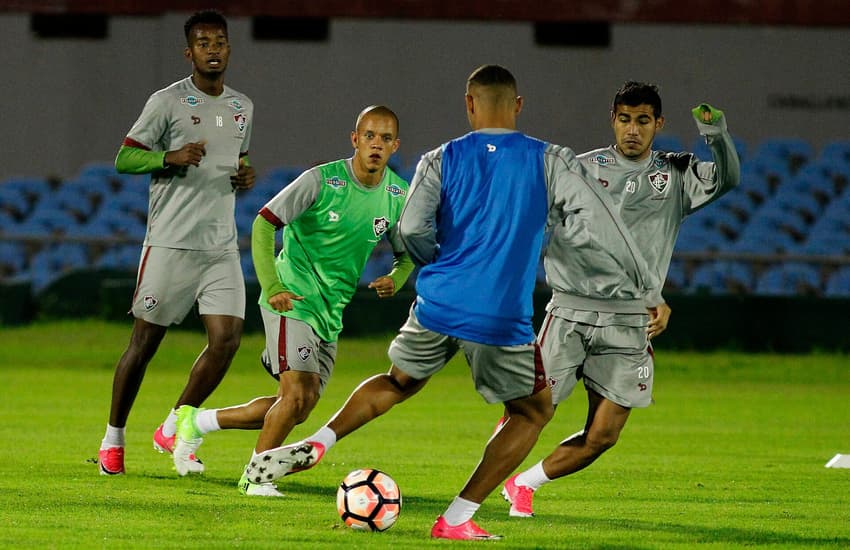 Sornoza e Orejuela, do Fluminense, convocados pela seleção do Equador. (Foto: Nelson Perez/FFC)