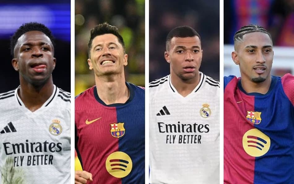 Barcelona x Real Madrid: qual o jogador mais famoso da final da Copa do Rei?