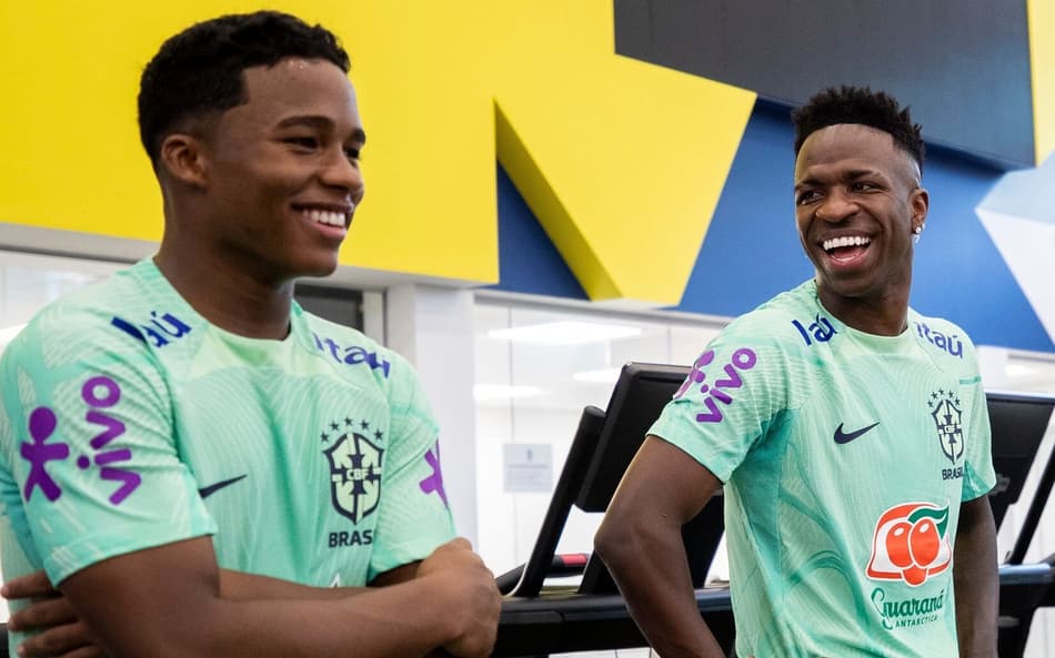 Endrick fica de fora de reunião com jogadores do Real na casa de Vini Jr