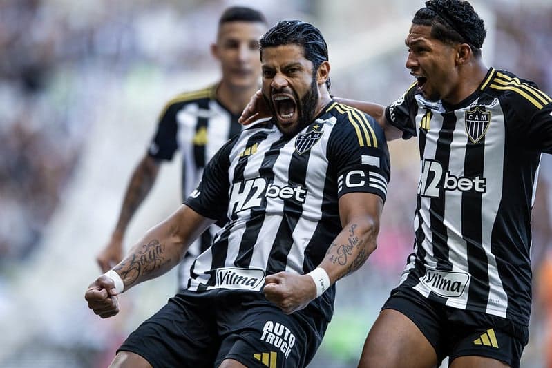 Jogos do Atlético-MG: Atacantes Hulk e Rony, do Galo (Foto: Pedro Souza/Atlético)