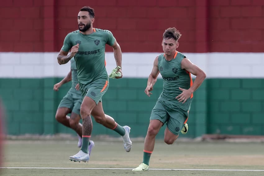 Lavega treinando pelo Fluminense. (Foto: Lucas Merçon/FFC)