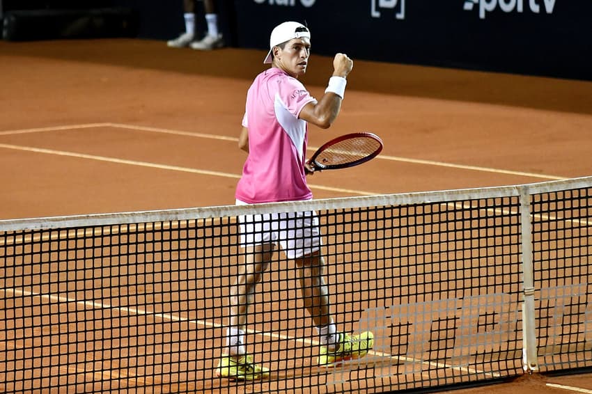 Sebastian Baez na Semifinal Simples do Rio Open (Foto: Fotojump)