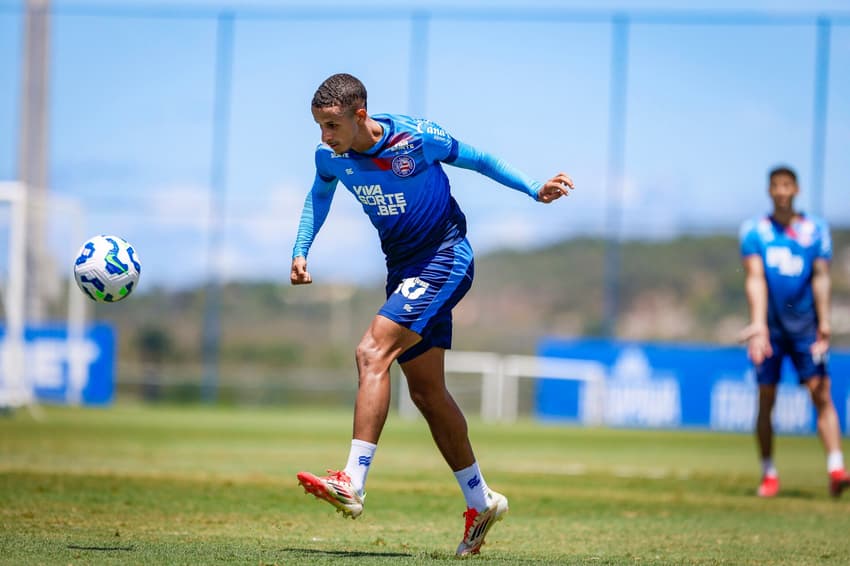 Luciano Juba em treino do Bahia Foto: Rafael Rodrigues / EC Bahia