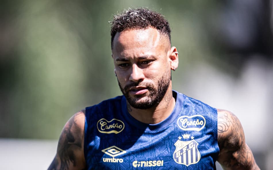 Neymar e Soteldo desfalcam treino do Santos nesta quarta-feira