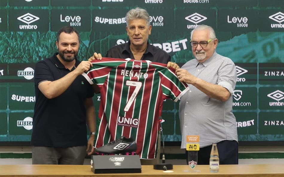 Renato Gaúcho revela motivo de ter escolhido o Fluminense: ‘Aqui me sinto em casa’