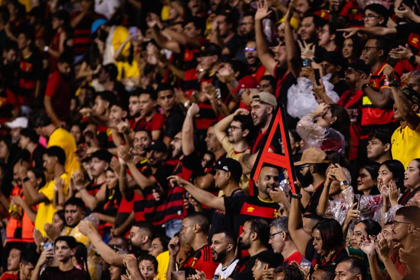 Torcida do Sport. (Foto:Paulo Paiva / Sport Recife)
