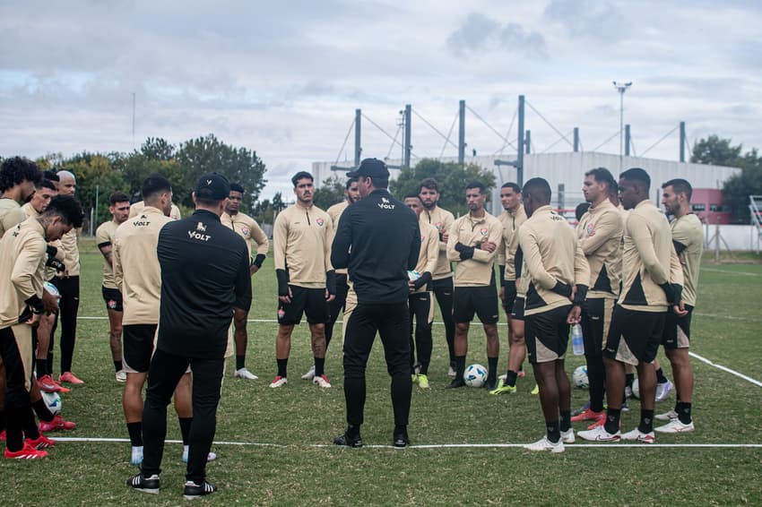 Último treino do Vitória antes de enfrentar o Defensa y Justicia Foto: Victor Ferreira / EC Vitória