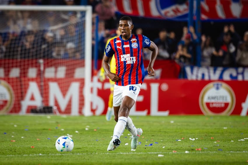 Kanu em ação contra o Nacional, pela Libertadores Foto: Letícia Martins / EC Bahia