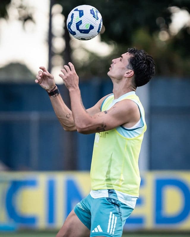 Atacante Dinenno, do Cruzeiro (Foto: Gustavo Aleixo/Cruzeiro)