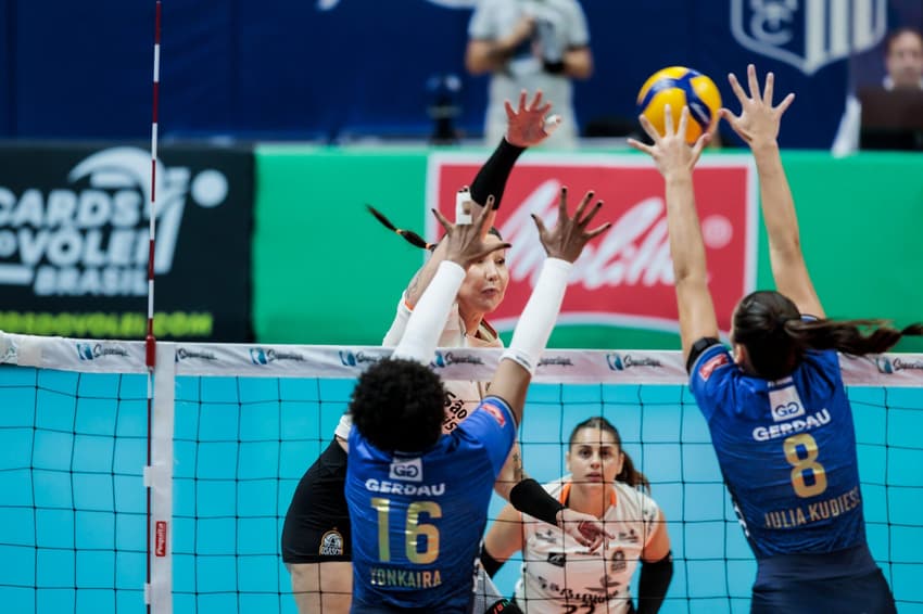 Gerdau Minas x Osasco - Semifinal Superliga Feminina 24/25. Créditos: Hedgard Moraes/Minas Tênis Clube