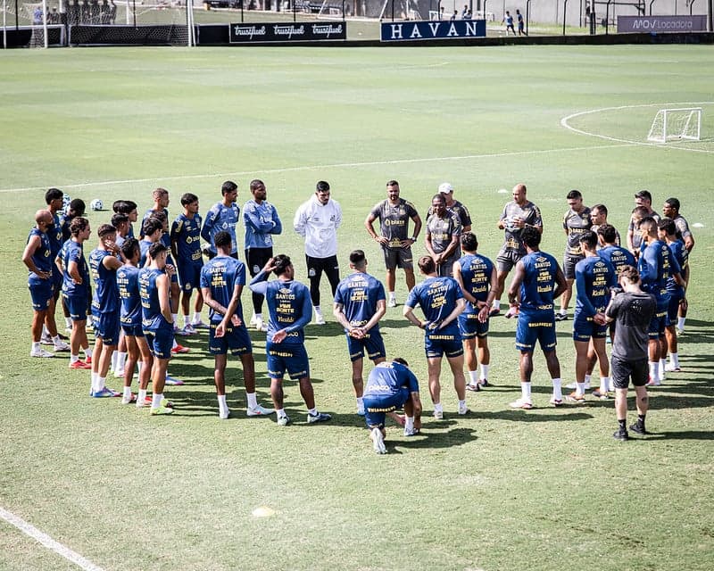 Treino do Santos