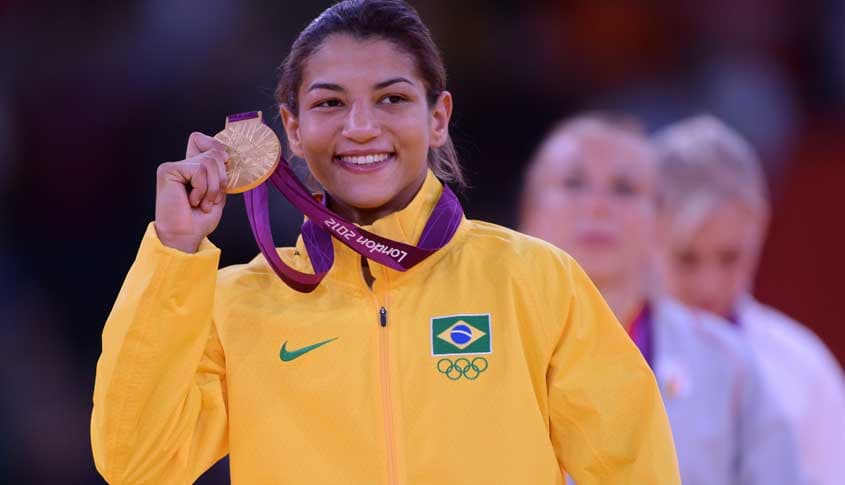 2012 (Londres-GBR): 16 Sarah Menezes(-48kg, ouro)