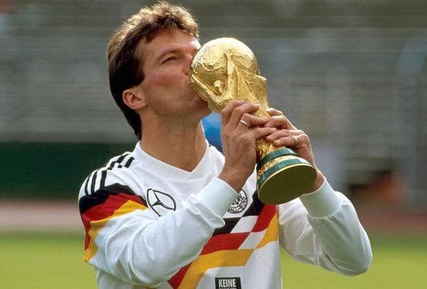 Lothar Matthäus venceu a Copa do Mundo pela Alemanha em 1990 (Foto: AFP)