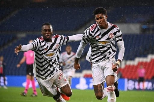 Rashford tem um bom retrospecto contra o PSG e deve ser titular pelo Aston Villa (Foto: FRANCK FIFE/AFP)