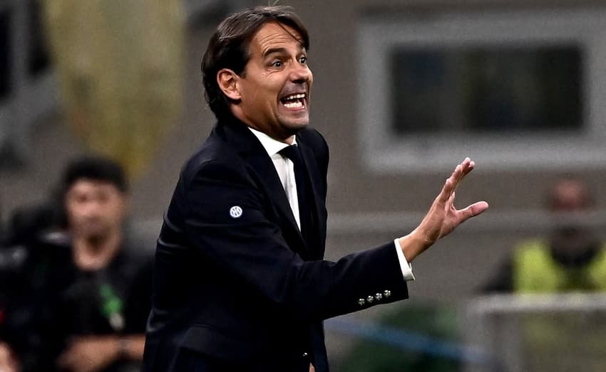 Simone Inzaghi em Inter de Milão x Barcelona