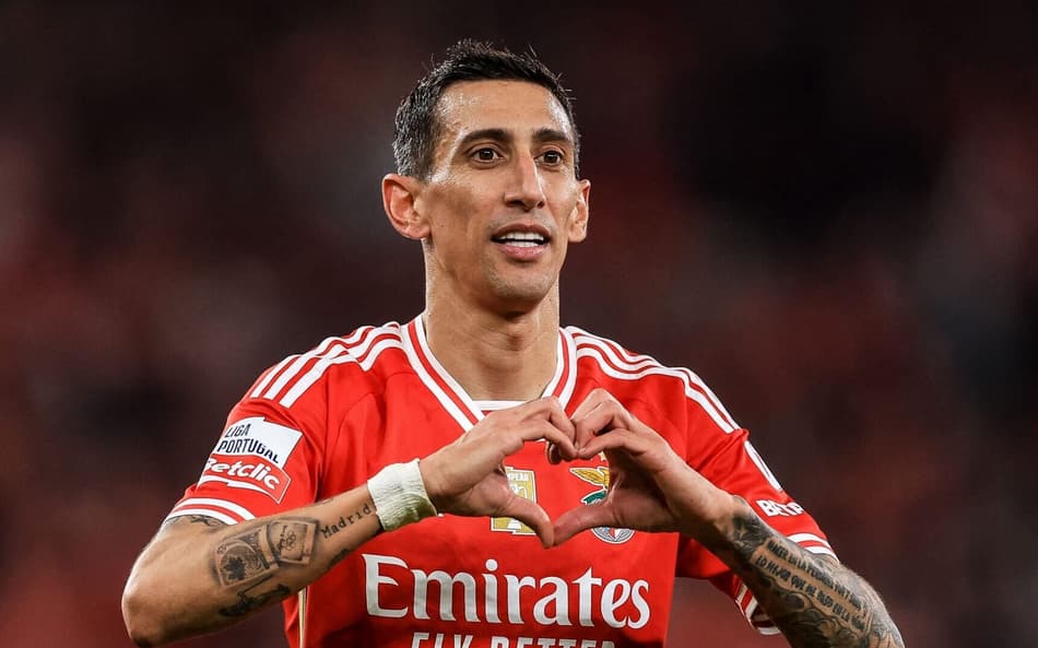 Especulado em Flamengo e Inter: veja números e desempenho de Di María no Benfica