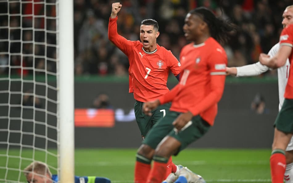 Com herói improvável, Portugal vira sobre a Dinamarca e avança na Liga das Nações