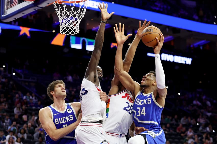 Milwaukee Bucks v Philadelphia 76ers
