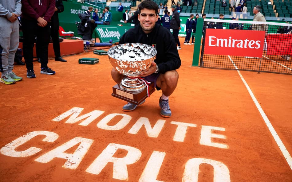 Após o título em Monte Carlo, Alcaraz já treina em Barcelona; veja vídeo
