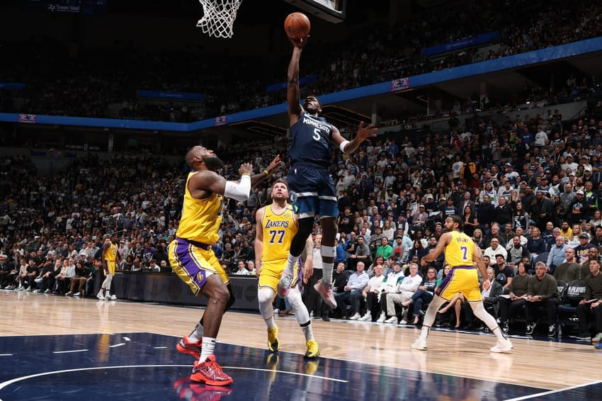 2025 NBA Playoffs – Los Angeles Lakers v Minnesota Timberwolves – Game Three