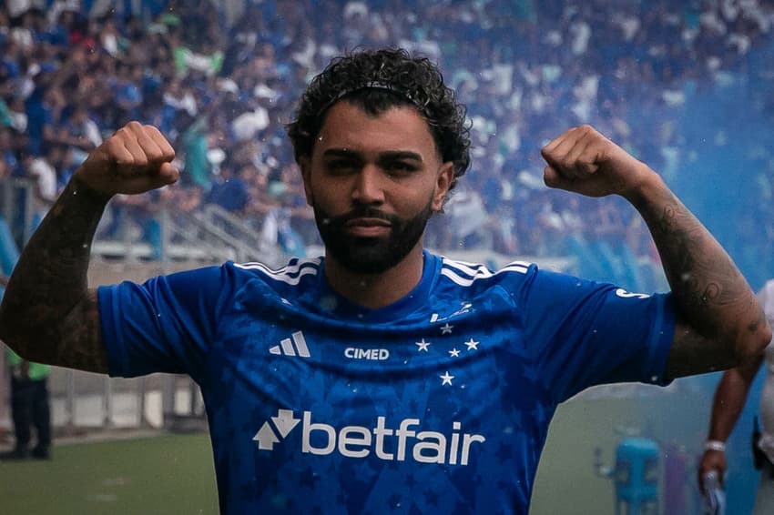 Jogos do Cruzeiro: Gabigol é o destaque do Cruzeiro para 2025 (Foto: Fernando Moreno/AGIF)