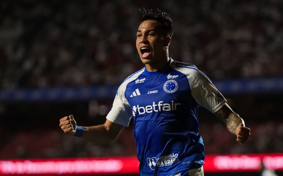 Cruzeiro: Kaio Jorge comemora primeiro gol na temporada