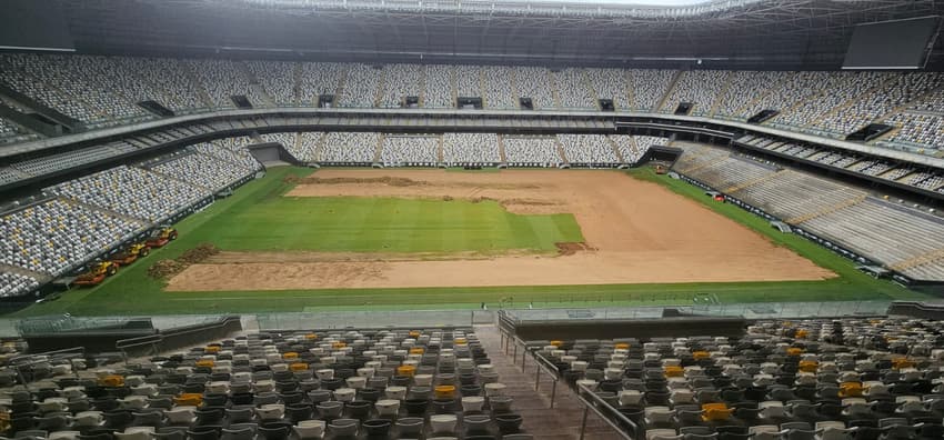 Arena MRV substituição de gramado natural por sintético (foto: site oficial do Atlético-MG)