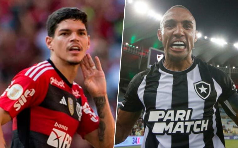 Ayrton Lucas (Flamengo) x Marçal (Botafogo) Ayrton Lucas (Flamengo) x Marçal (Botafogo)