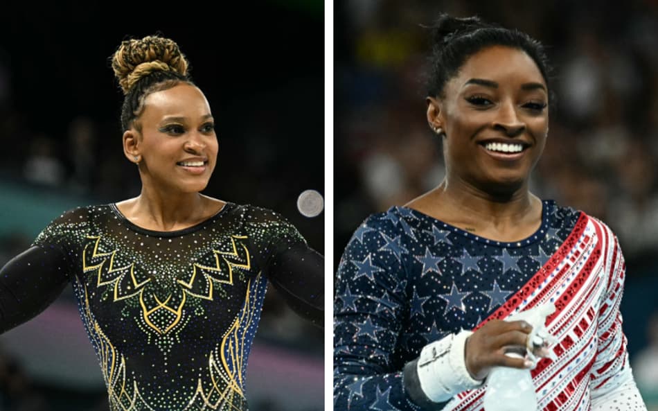 Simone Biles exalta Rebeca Andrade e não garante participação em LA 2028