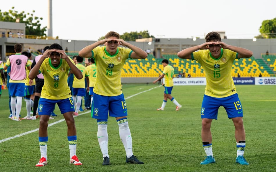 Brasil vence o Chile e vai à final do Sul-Americano Sub-17