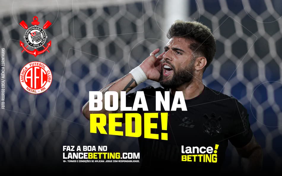 Aposte R$100 e fature R$349 na vitória do Corinthians sobre o América-RN com ambos marcando na Copa do Brasil