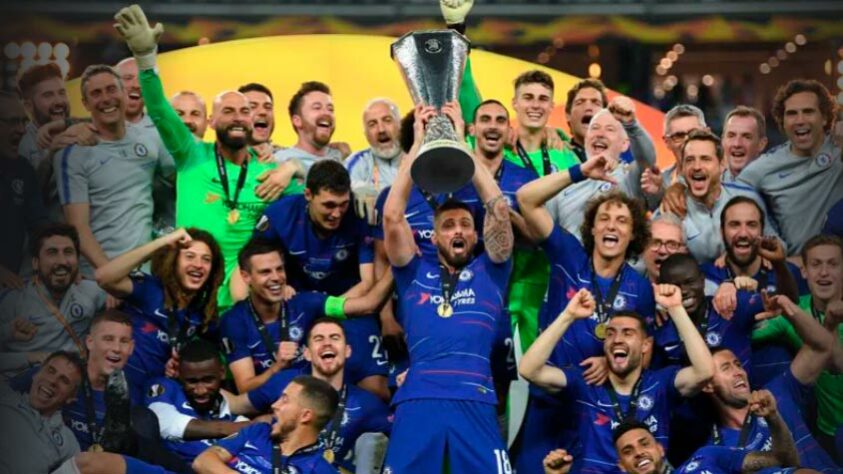 Chelsea: dois títulos conquistados, em 2012/13 e 2018/19 (foto). Chelsea: dois títulos conquistados, em 2012/13 e 2018/19 (foto).
