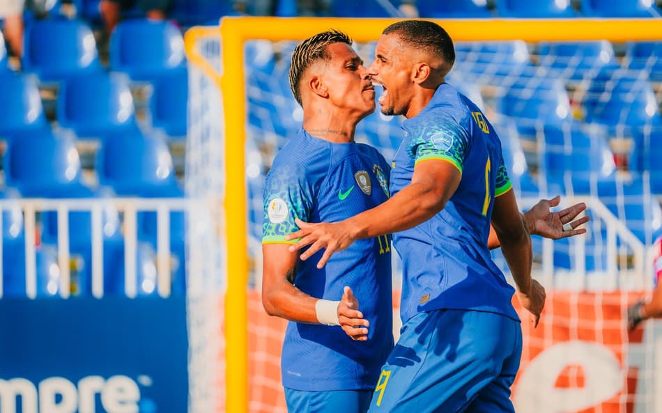 Brasil vence a Colômbia e vai à final da Copa América de Futebol de Areia