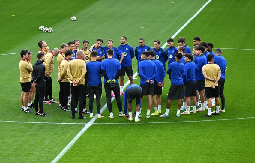 O Barcelona vai em busca do seu 32° título da Copa do Rei neste sábado (26) (Foto: Ina Fassbender/AFP)
