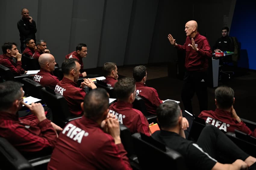 Seminário de arbitragem da Fifa (Foto: Divulgação/Fifa)