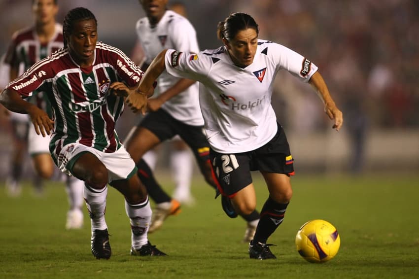 Fluminense x LDU, na final da Libertadores de 2008