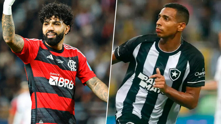 Gabigol (Flamengo) x Victor Sá (Botafogo) Gabigol (Flamengo) x Victor Sá (Botafogo)