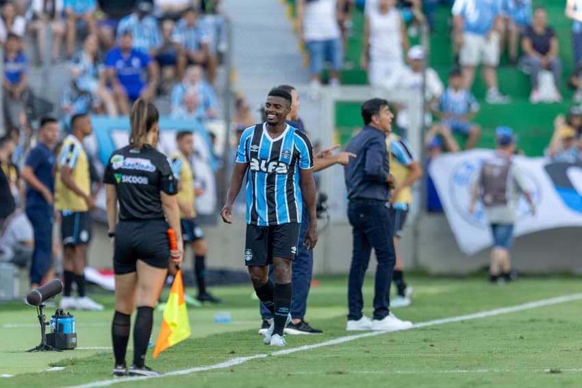 Jemerson foi expulso na semifinal do Campeonato Gaúcho, contra o Juventude. (Foto: Liamara Polli/AGIF)