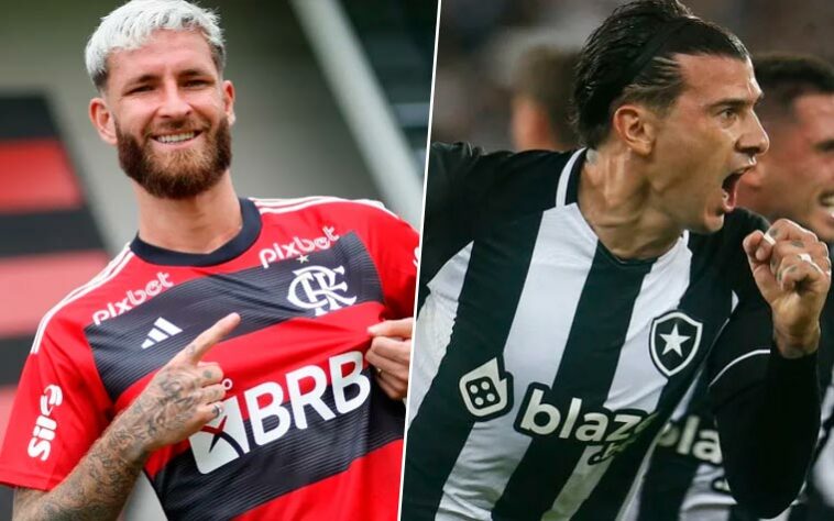 Leo Pereira (Flamengo) x Victor Cuesta (Botafogo) Leo Pereira (Flamengo) x Victor Cuesta (Botafogo)