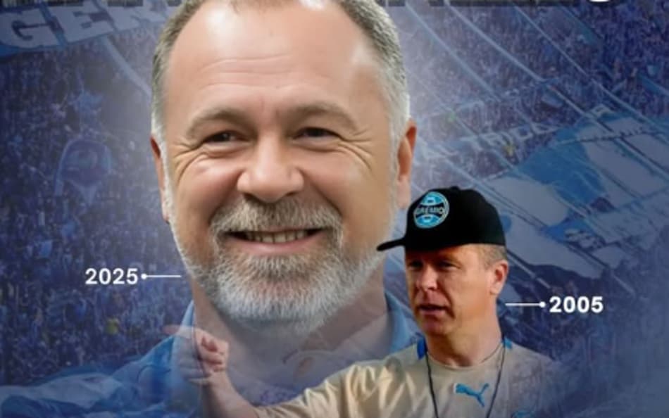 ‘Laço eterno’: as emocionadas primeiras palavras de Mano Menezes após retornar ao Grêmio