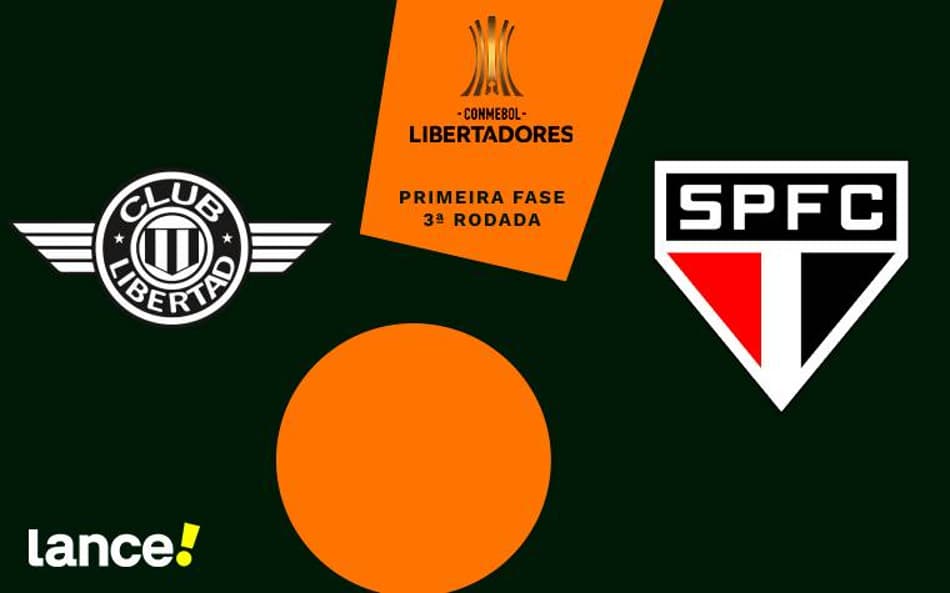 Libertad x São Paulo: onde assistir, horário e escalações do jogo pelo Libertadores