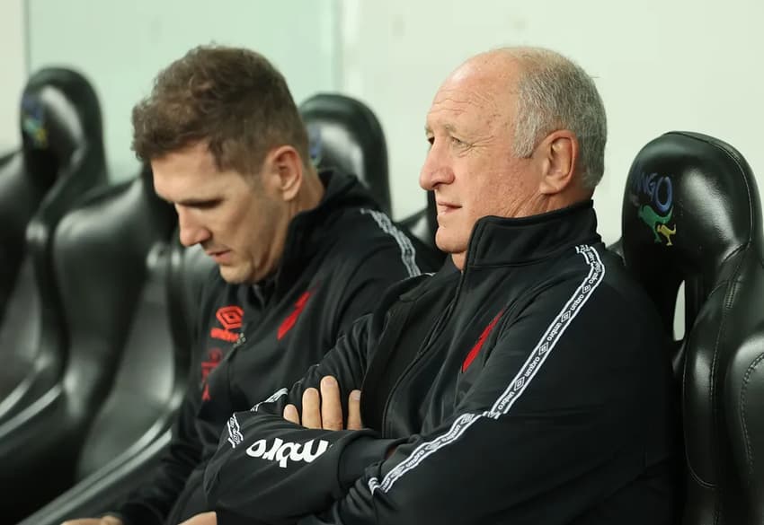 Dobradinha com Paulo Turra como treinador e Felipão como coordenador técnico ocorreu no Athletico-PR. (Foto: Fabio Wosniak/Athletico-PR)