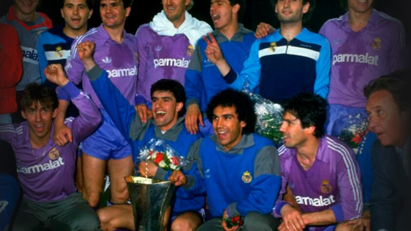 Real Madrid: dois títulos conquistados, em 1984/85 e 1985/86 (foto). Real Madrid: dois títulos conquistados, em 1984/85 e 1985/86 (foto).
