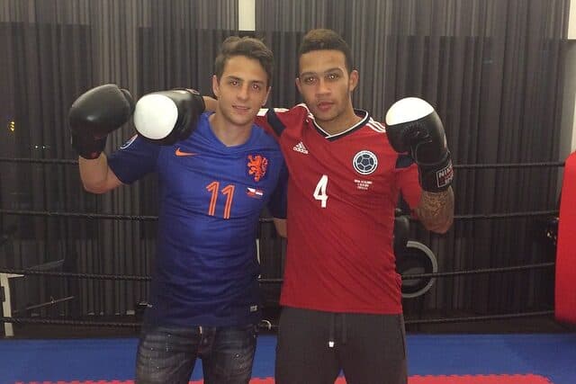 Arias e Memphis eram amigos de PSV Foto: Redes Sociais